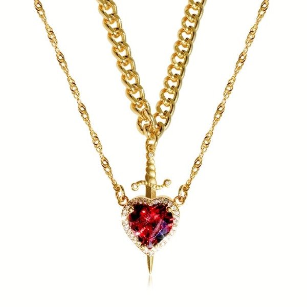 Producto - Collares: Heart and sword
