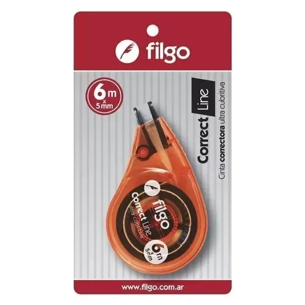 Producto - Corrector en cinta Filgo 5mm x 6mts