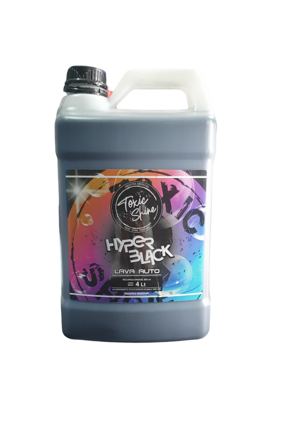 Producto - Shampoo PH neutro Hyper Black Toxic Shine galon 4lt