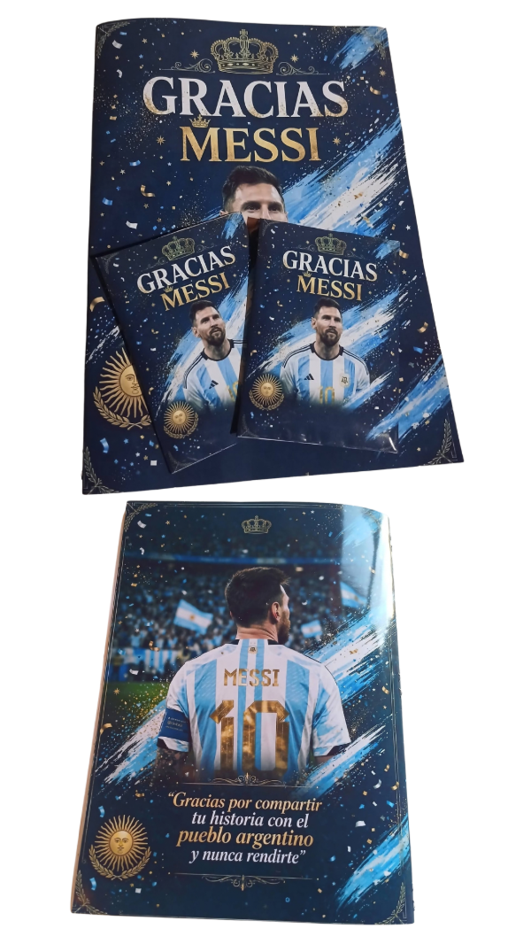 Producto - ÁLBUM DE FIGURITAS GRACIAS MESSI - 5