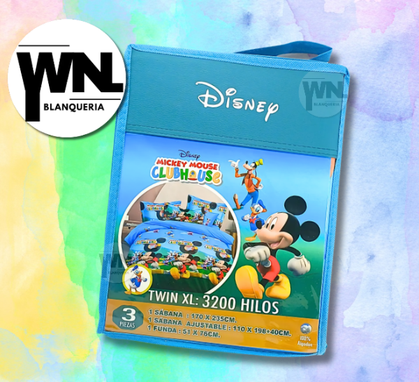 Producto - SÁBANAS INFANTIL DE DISNEY 1 Y MEDIA PLAZA 3200 HILOS.