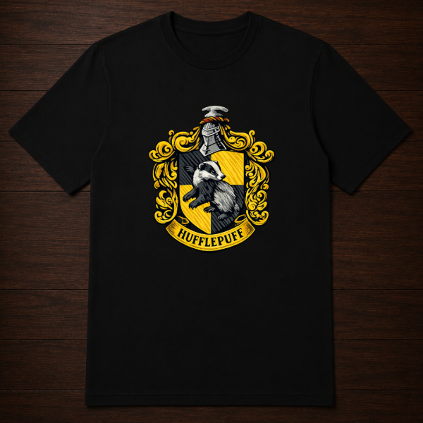 Producto - Remera - Escudo Hufflepuff (Harry potter) - 0