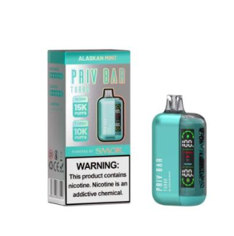 Producto - Priv bar turbo 15k puff ALASKAN MINT