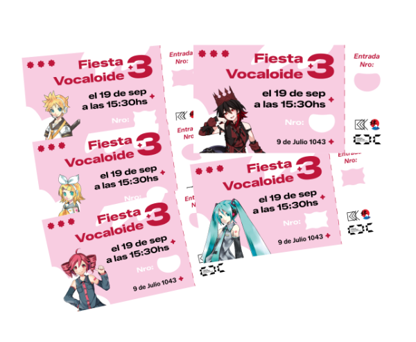 Producto - ENTRADA FIESTA VOCALOIDE 3