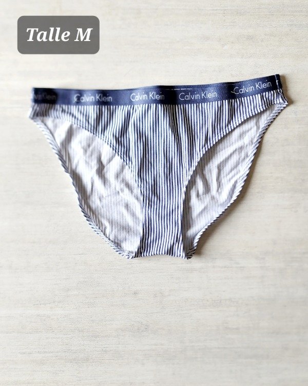 Producto - Panty calvin klein talle M azul rayada
