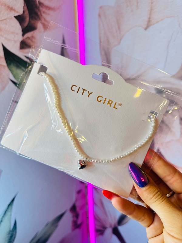 Producto - Collar perlas corazón CITY