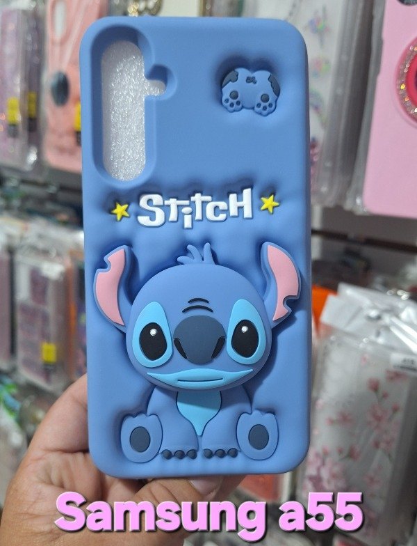 Producto - Funda popsocket Stitch. Samsung a55