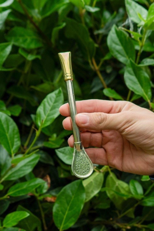 Producto - Bombillon De Alpaca con Pico de Bronce