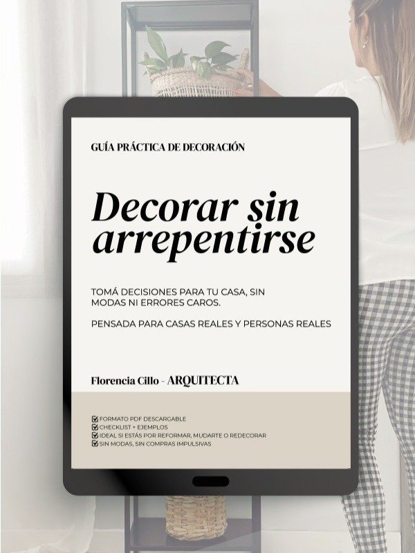 Producto - Guía, DECORAR SIN ARREPENTIRSE