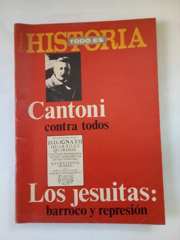 Producto - Todo es historia #221 - Setiembre 1985 - Cantoni Jesuitas