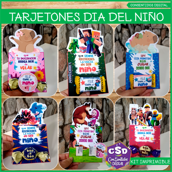 Producto - TARJETONES DIA DEL NIÑO
