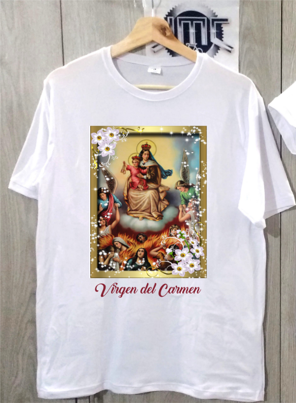 Producto - 1 Camiseta diseño Virgen del Carmen
