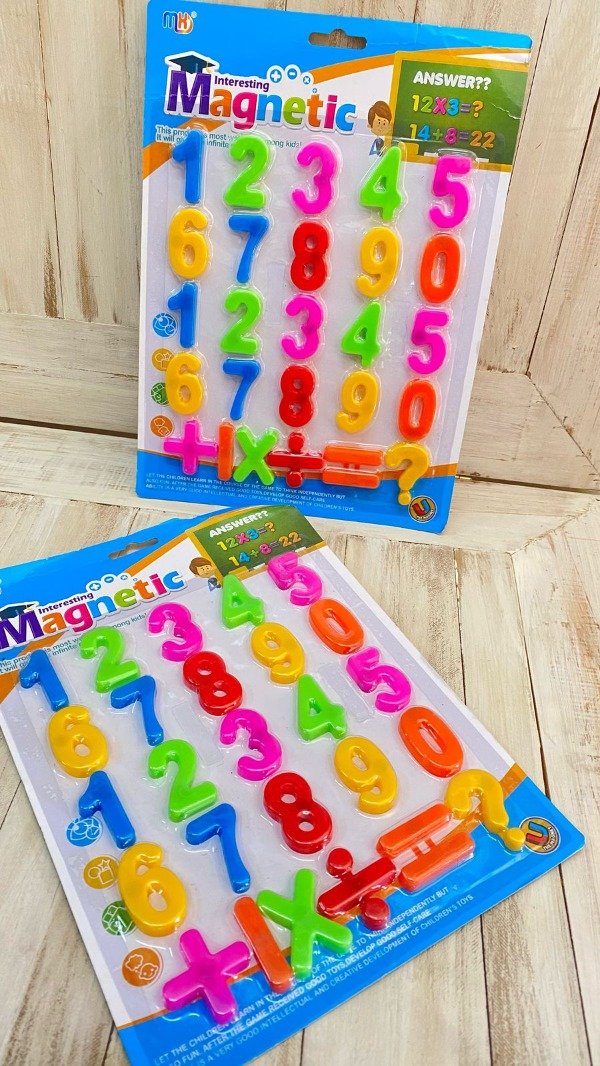 Producto - Números magnéticos en blister- Sha