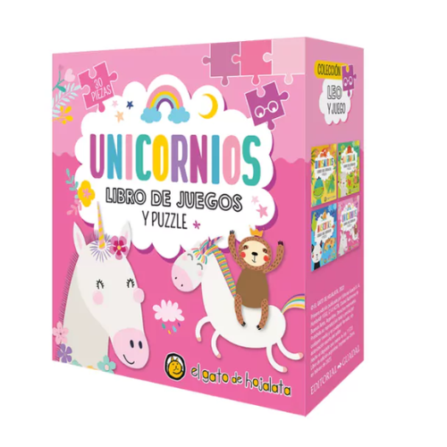 Producto - Unicornios: libro de juegos y rompecabezas