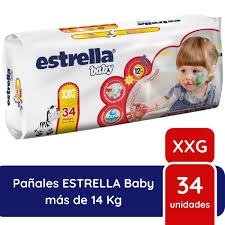 Producto - PAÑAL ESTRELLA HIPERPACK XXG X 34 U