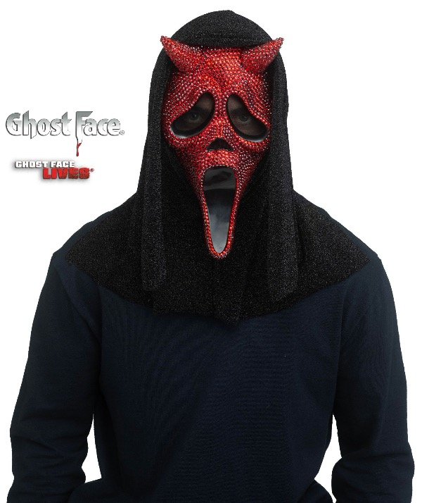 Producto - Mascara ghost face lives scream brillos roja original