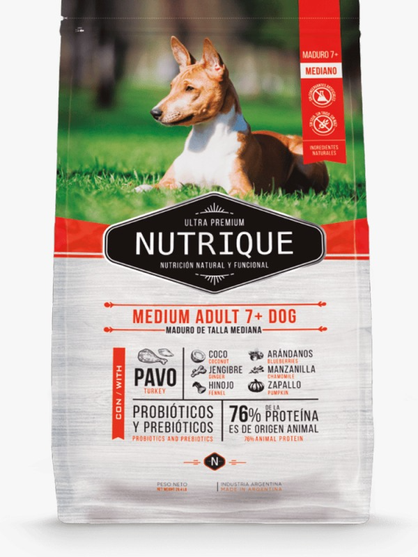 Producto - NUTRIQUE MEDIUM Adulto 7+ x 12 kg.