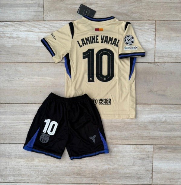 Producto - Kit Niño 25/26 Barcelona Suplente Beige Lamine Yamal 10