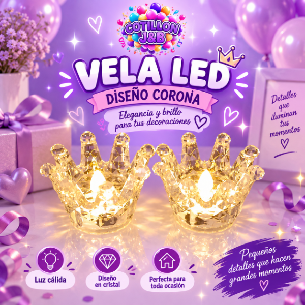 Producto - vela corona led