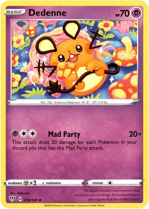 Producto - Dedenne - 78/189 - Darkness Ablaze