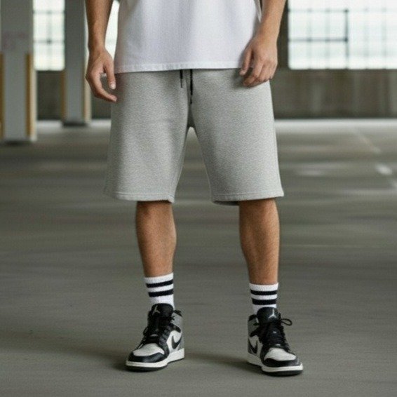 Producto - SHORT RELAXED - GRIS MELANGE