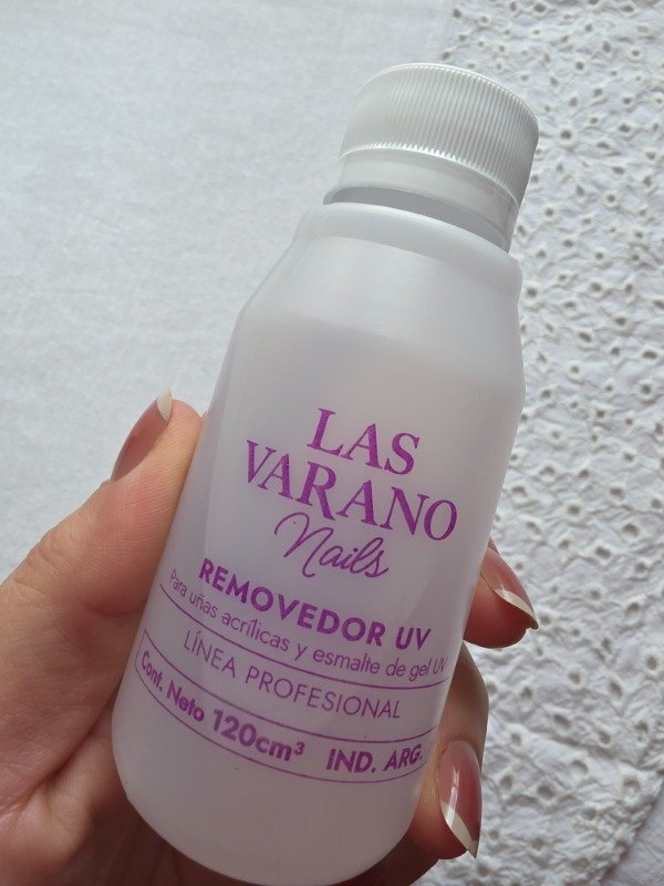 Producto - Removedor de la marca Las Varano, 120ml
