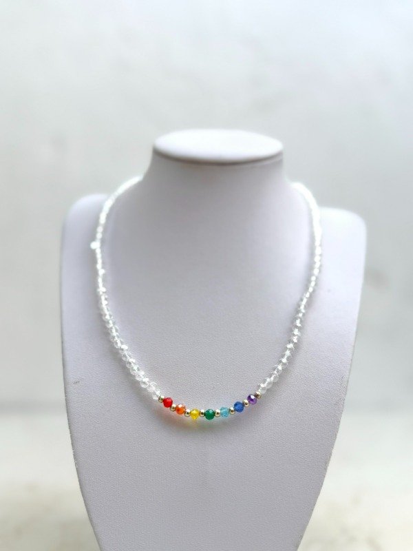 Producto - Collar Chakras Transparente