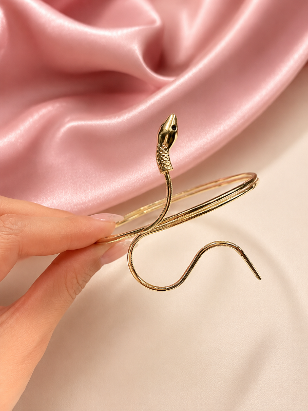Producto - Brazalete Serpiente Dorado 2