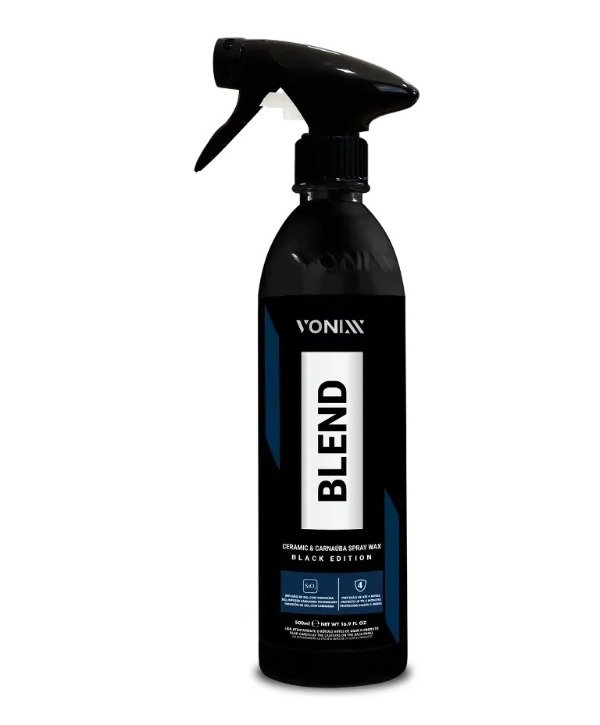 Producto - BLEND BLACK VONIXX CERA RÁPIDA CARNAUBA Y SILICE ESPECIAL COLORES OSCUROS 500 ml