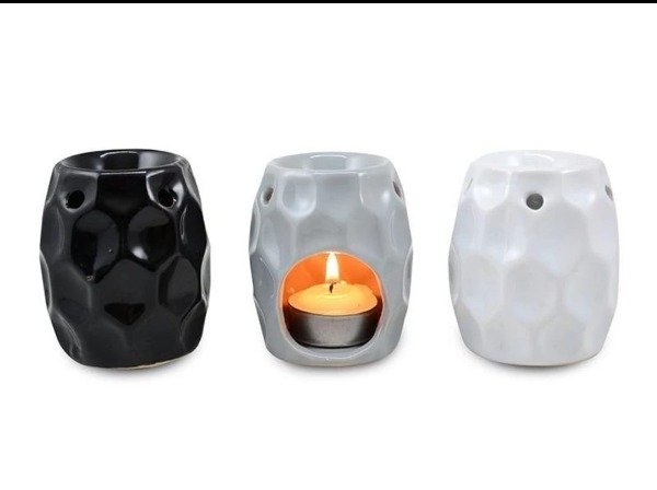 Producto - Hornito de cerámica Hexagonal 7.5 cm - Iluminarte