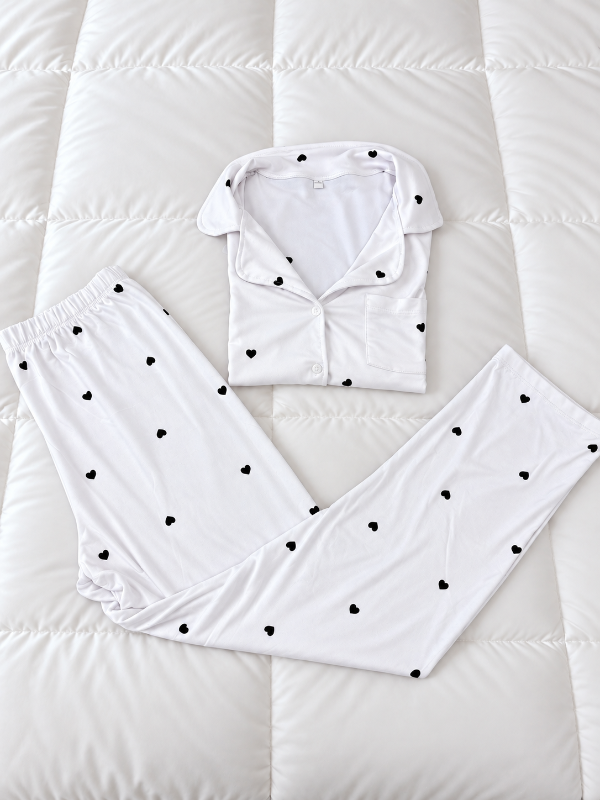 Producto - Camisero corazón negro [MANGA LARGA] modal soft - 0