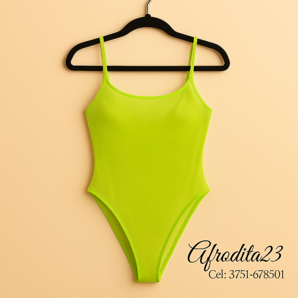 Producto - Body Microtul verde manzana semi trasparente talle unico Cod A4-06