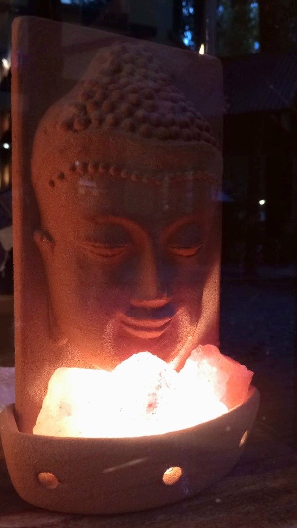 Producto - Lámpara de Sal Cara de Buda