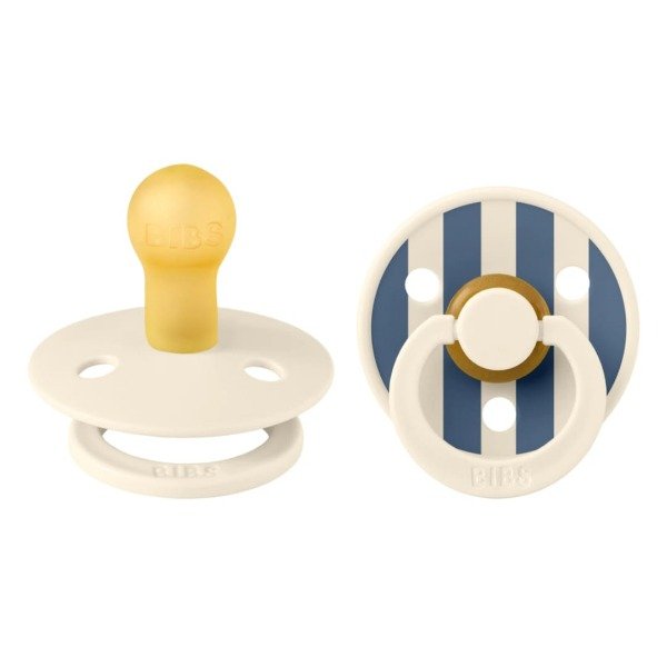 Producto - Chupete Bibs Pin. Ivory/Steel blue
