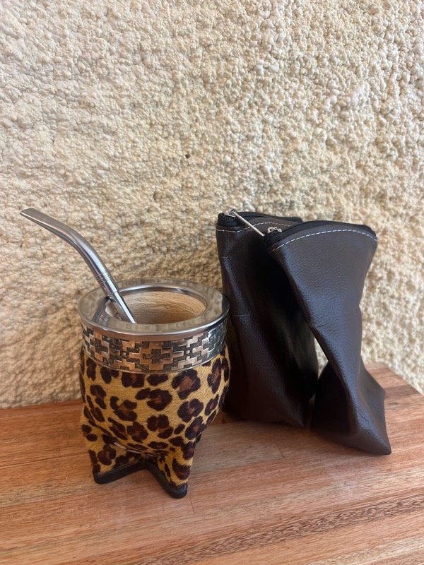 Producto - IMPERIAL ANIMAL PRINT CUERO ITALIANO GRABADO BOMBILLA SOBRES