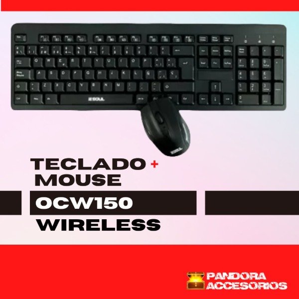 Producto - Kit Inalámbrico Teclado + Mouse OCW150