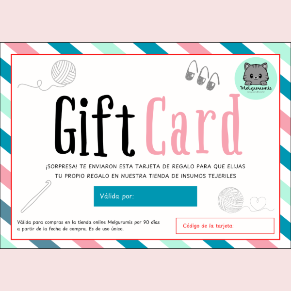 Producto - Gift Card (Tarjeta de regalo)