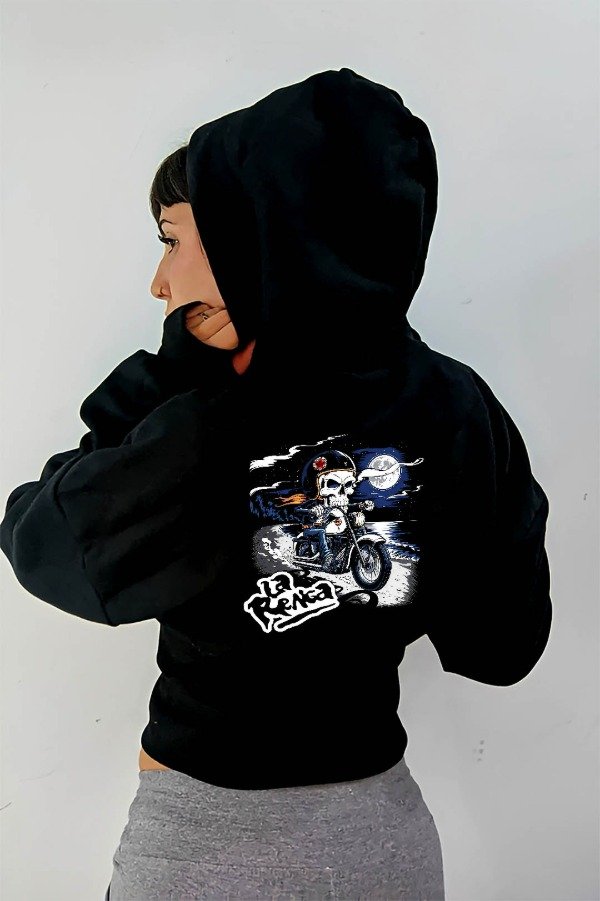 Producto - CAMPERA CROP MUJER LA RENGA MOTORALMAYSANGRE