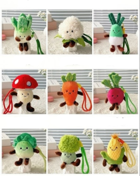 Producto - PELUCHE LLAVERO VERDURAS