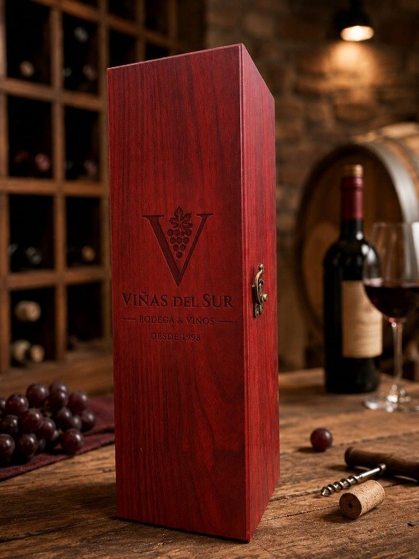 Producto - Porta botella de vino con elementos - 1