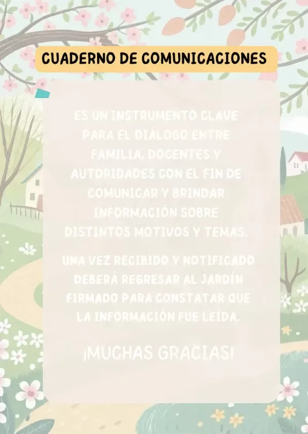 Producto - PACK- Tarjetas cuaderno de comunicados. - 0