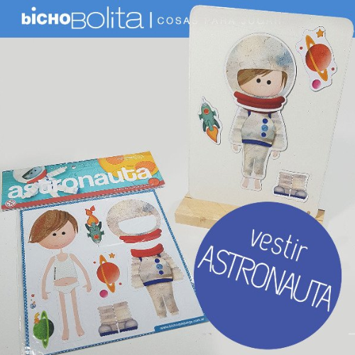 Producto - Imantado para vestir profesiones: Astronauta