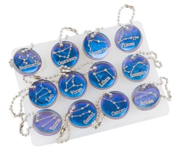 Producto - MOLDE SILICONA MINI PERFUMERO HORÓSCOPO/LLAVERO