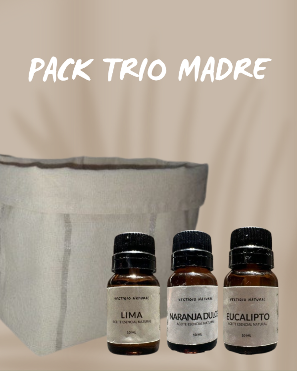 Producto - Pack trio madre: canasto + aceites