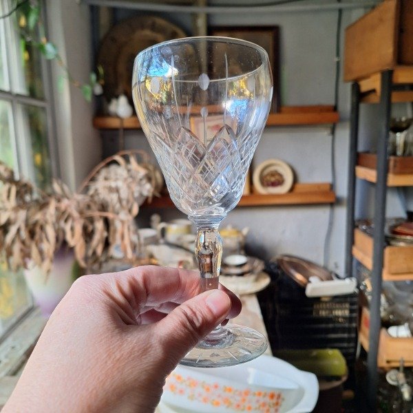 Producto - Copas cristal tallado agua
