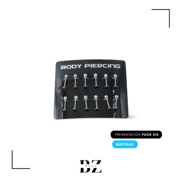 Producto - AROS PIERCING X 12 PCS - 2061-5
