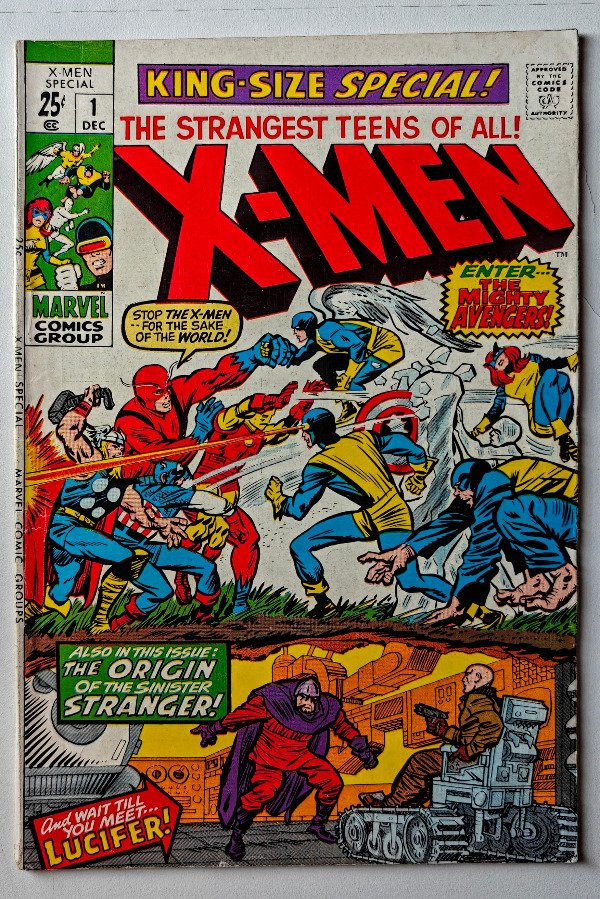 Producto - Uncanny X-Men Annual #1 (1970) - Clásico 1er anual por Stan Lee y Jack Kirby