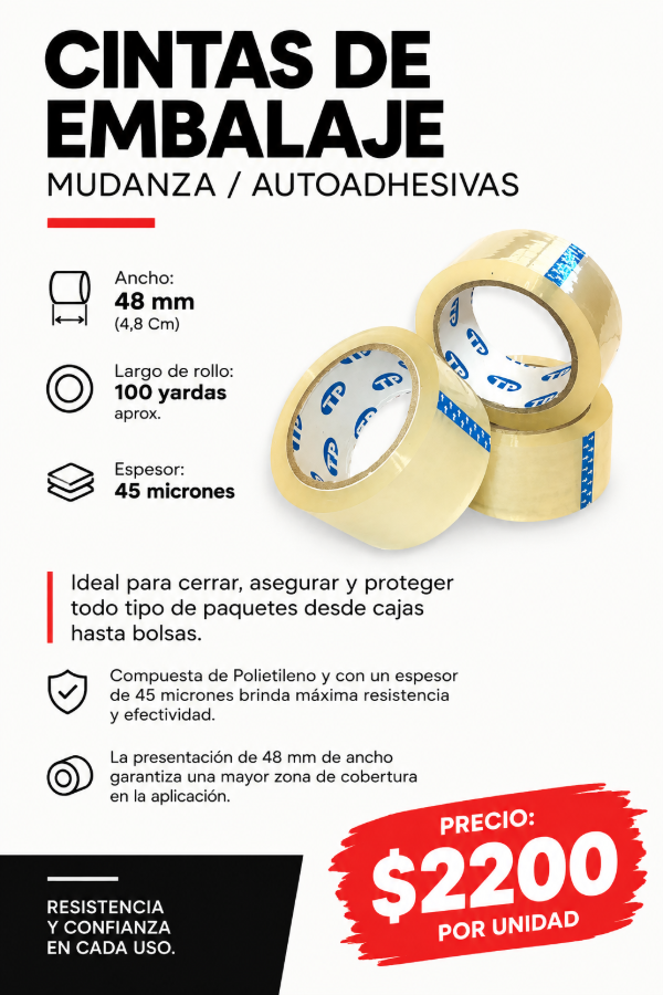 Producto - Cintas de embalaje 48mm
