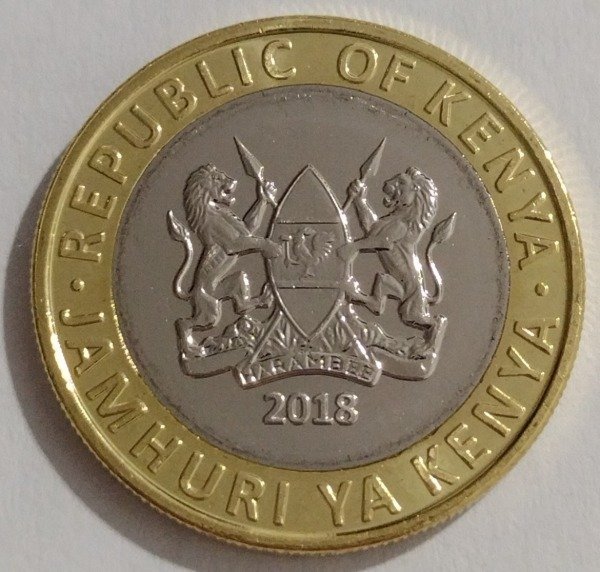 Producto - Kenia 10 shillings 2018 - 1