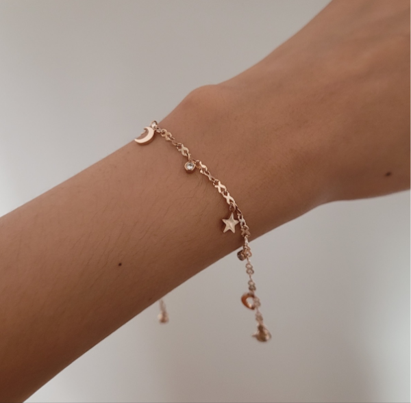 Producto - Pulsera luna estrella strass